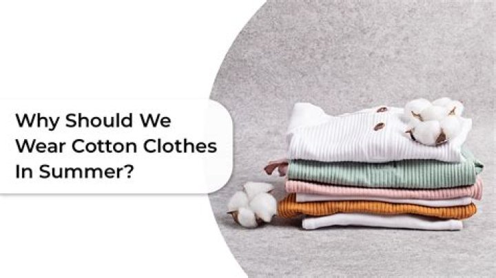 Why is cotton so good for clothing?