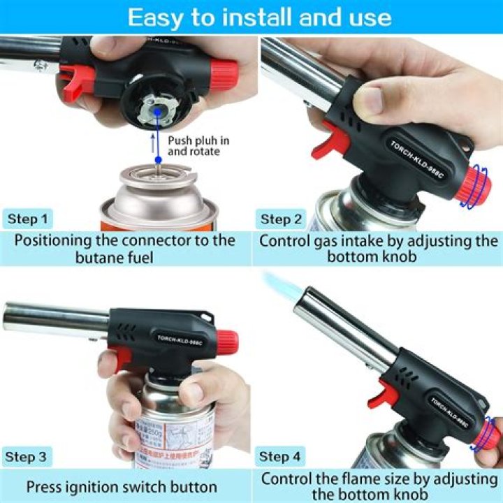 Why is my butane torch not lighting?