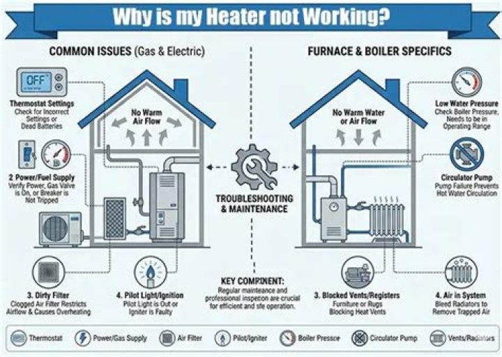 Why is my heater not warming my house?