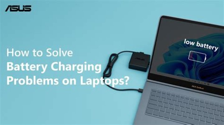 Why is my laptop battery plugged in but not charging?