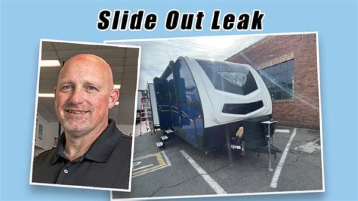 Why is my slide out leaking on my RV?