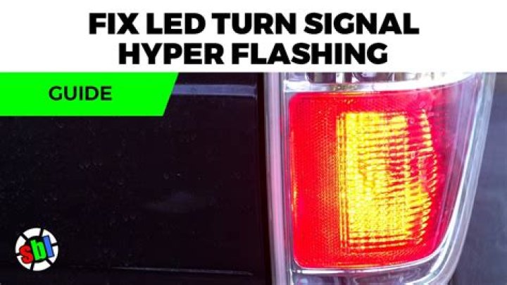 Why is my turn signal hyper flashing?