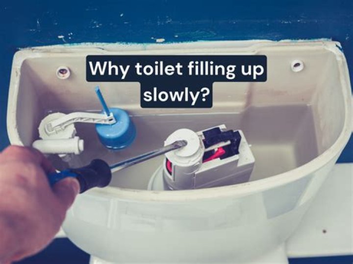 Why is my water tank filling slowly?